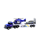 Police Truck Helicopter Car Police Car Lights Sounds Set