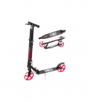 200mm Raven Straight Must/Roosa, kokkupandav t&otilde;ukeratas, k&auml;sipidur