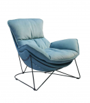 Tugitool DIVA 88x96xH84cm, hele petrool