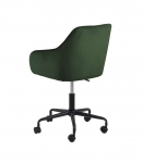 T&ouml;&ouml;tool BROOKE 59x59xH89cm, metsaroheline samet, 100% pol&uuml;ester, jalg: must metall