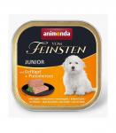 ANIMONDA Vom Feinsten Junior Poultry and turkey heart - wet dog food - 150g