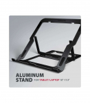NB ACC STAND 10"-17.3"/ALUMINUM BLACK STND-LAB AXAGON