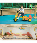 CLASSIC WORLD kolmerattaline veoauto lastele alates 3. eluaastast