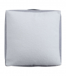 Tumba LAMB BAG, 80x80cm, h30cm, valge/helehall, 100% pol&uuml;ester, kangas-323/321