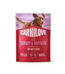 Carnilove Dog Pouch Pat&eacute; Turkey&Buffalo+Rose 300g