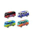 Camper Bus 1:32 Metal Lights Sounds Drive Opening Doors