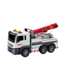 Construction Truck with Adjustable Crane Lights and Sounds White