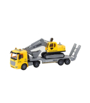 Truck Tow Truck Crawler Excavator Moving Lights Sounds Yellow
