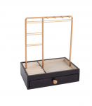 Ehete hoidja LARA, sahtliga, must