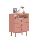 Kummut IRIS 80x40xH100cm, roosa