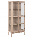 Vitriinkapp LINLEY 80x40xH180cm, beež