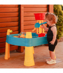 WOOPIE 2-&uuml;hes veem&auml;ngulaud ja liivakast vesiveskiga, 14 tarvikut