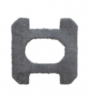 HUTT Cleaning Pad for model W8 4 pc(s) Grey