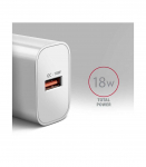 AXAGON Wallcharger 1x port USB-A, QC3.0/AFC/FCP/Apple, 18W ACU-QC18W