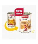 ANIMONDA Carny Adult Beef, chicken and duck hearts - wet cat food - 400g