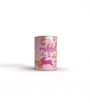 SYTA MICHA Rabbit with vegetables for puppy - wet dog food - 400g