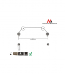 Maclean MC-557 Ultra Slim TV Wall Mount Bracket Holder LED 37-70"