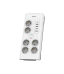 Pingekaitse Philips, 6 outlets, 1xUSB-C + 4xUSB-A, 2m