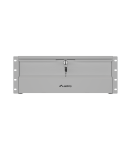 Lanberg AK-2004-S 19" Drawer 4U, max load capacity up to 90 kg, 4 point assembly 48.26 x 36 x 17.6 cm Gray