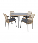 Aiam&ouml;&ouml;blikomplekt PRUSSIA laud ja 4 tooli