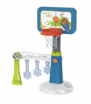 WOOPIE 2-&uuml;hes komplekt: korvpalli- ja jalgpalliv&auml;rav + pall + pump