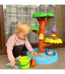 WOOPIE 2-&uuml;hes veelaud ja liivakast 'R&otilde;&otilde;mus puu' - 8 tarvikut