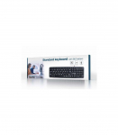 KEYBOARD STANDART USB ENG BIG/LETT. BLACK KB-US-103 GEMBIRD