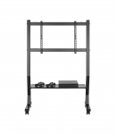 Techly Floor Stand with Shelf for 45-90" LCD/LED/Plasma TV