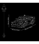 LEGO Technic Kohandatud garaaž Ford Mustang GT autole