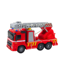 Fire Truck Fire Department Ladder Lights Sounds Water Spray 1:16