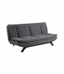 Diivanvoodi FAITH tumehall/must, 196x98xH91cm