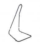 Alus ripptoolile 116x136xH195/230cm, tumehall