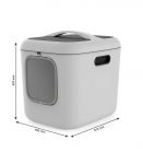 ROTHO Biala XL white - cat litter box