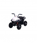 S601 White - Electric Ride On Quad