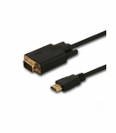 Adapter HDMI CL-197 HDMI(M)-VGA(M) 1,8m