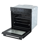 Midea MBO7NM30D0-BK Oven, Built-in, Electric, Width 60 cm, Touch Display, Black