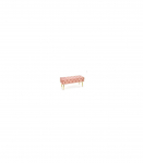 Pink ATHENA 100/45/40 cm velvet roosa