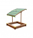 Puidust liivakast reguleeritava katusega Lily Sandpit AXI