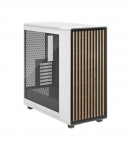 Fractal Design Computer Case North XL Chalk White TG Clear ATX Power supply included No