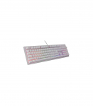 Genesis THOR 303 Mechanical Gaming Keyboard Wired US White USB Type-A Outemu Peach Silent