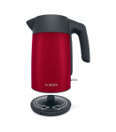 Electric kettle Bosch TWK 7L464, 2400 W, 1.7 l Red
