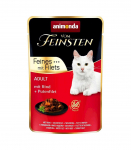 ANIMONDA vom Feinsten Beef, turkey fillet - wet cat food - 85 g