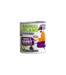 ANIMAL ISLAND Everyday Turkey and rabbit - wet dog food - 800g