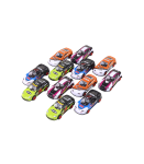 Set of Sports Cars 1:55 With Friction Drive, 12 Colorful Pieces