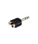 SSQ HA7 - Adapter, 2 x RCA female - 6,3 mm stereo jack
