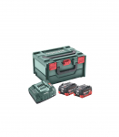 Basic set: 2 x 10,0 Ah LiHD + ASC 145 laadija + MetaBOX215, Metabo