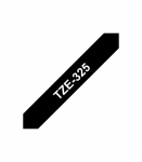 Brother TZe-325 Laminated Tape White on Black TZe 8 m 9 cm