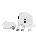 Mesko MS 4805 Meat mincer, Power 600W, Bowl, Middle size sieve, Mince sieve, Poppy sieve, Plunger, Sausage filler |