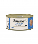 APPLAWS Tuna fillet with crab in broth - wet cat food - 70g