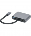 Hub USB Typ-C 4w1 4k 30Hz VGA